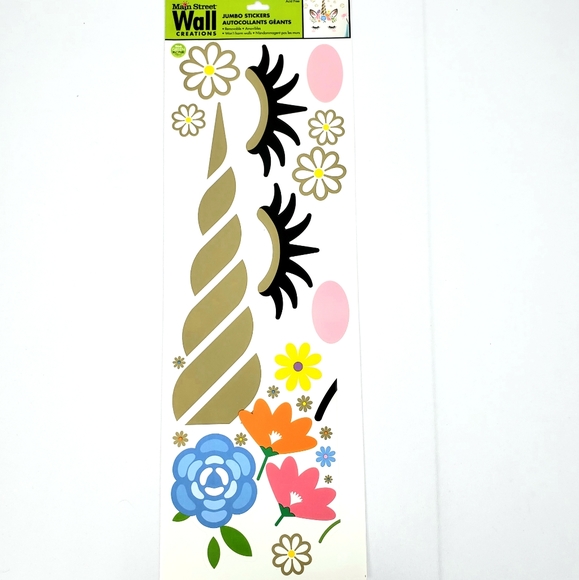 Wall Art Removable Decals Stickers Unicorn - Picture 2 of 4